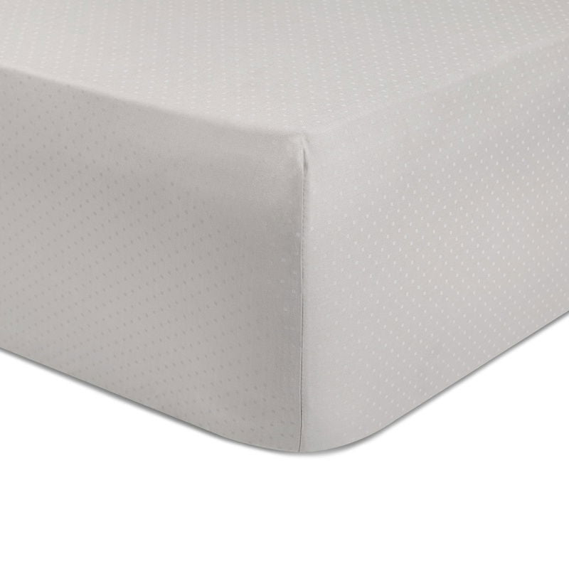 Σεντόνι με Λάστιχο Πουά Cannon Imperial 100X200+40 Light Grey