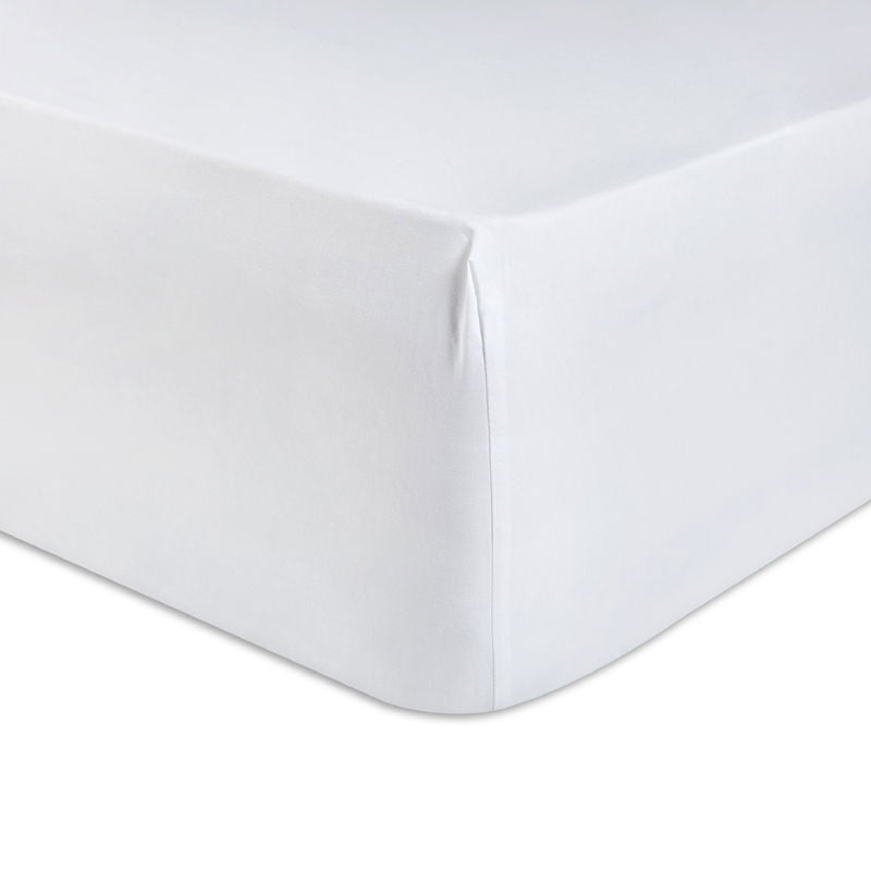 Σεντόνι με Λάστιχο Μονόχρωμο Cannon Imperial 180X200+40 White