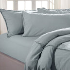 Σετ Παπλωματοθήκη Charisma Natural Collection 230X250 Mint Blue