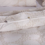 Σετ παπλωματοθήκη Hauz Limited Edition Flower 270X250 Ecru