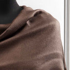 Πασμίνα Μονόχρωμη Αιγαίον Brown