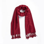 Πασμίνα Μονόχρωμη Αιγαίον Red