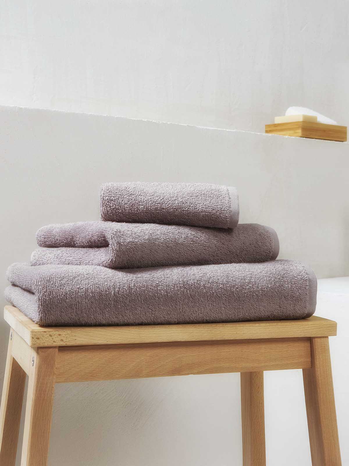 Σετ Πετσέτες Μπάνιου 3τμχ 440gsm 30X30+50X90+65X130 Mashmallow