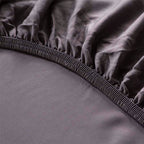 Κατωσέντονο με Λάστιχο Hauz Vegan Silk 200X200+40 Grey