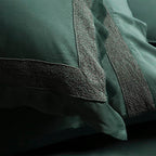 Σετ 2τμχ Μαξιλαροθήκες Oxford Hauz Vegan Silk 52X92 Green