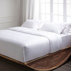 Σετ 2τμχ Μαξιλαροθήκες Oxford Hauz Vegan Silk 52X92 White