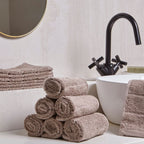 Σετ 10τμχ Πετσέτες Cannon Cotton Fresh 30X50 Coffee