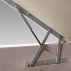 Κρεβάτι με Κεφαλάρι και Αποθηκευτικό Χώρο Hauz Hesperia Cotton Bar Pink 160X200