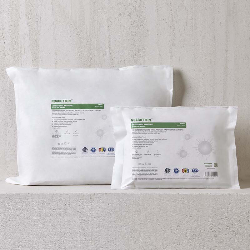 Πετσέτα Χεριών Αιγαίον Nua Cotton Antibacterial 50X90 Sand