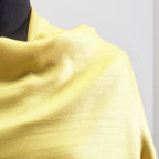 Πασμίνα Μονόχρωμη Αιγαίον Yellow Safran