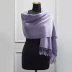 Πασμίνα Μονόχρωμη Αιγαίον Violet