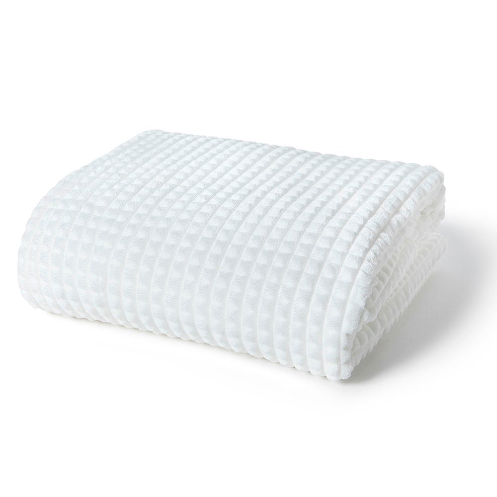 Κουβέρτα Cannon Classic Square 220X240 White