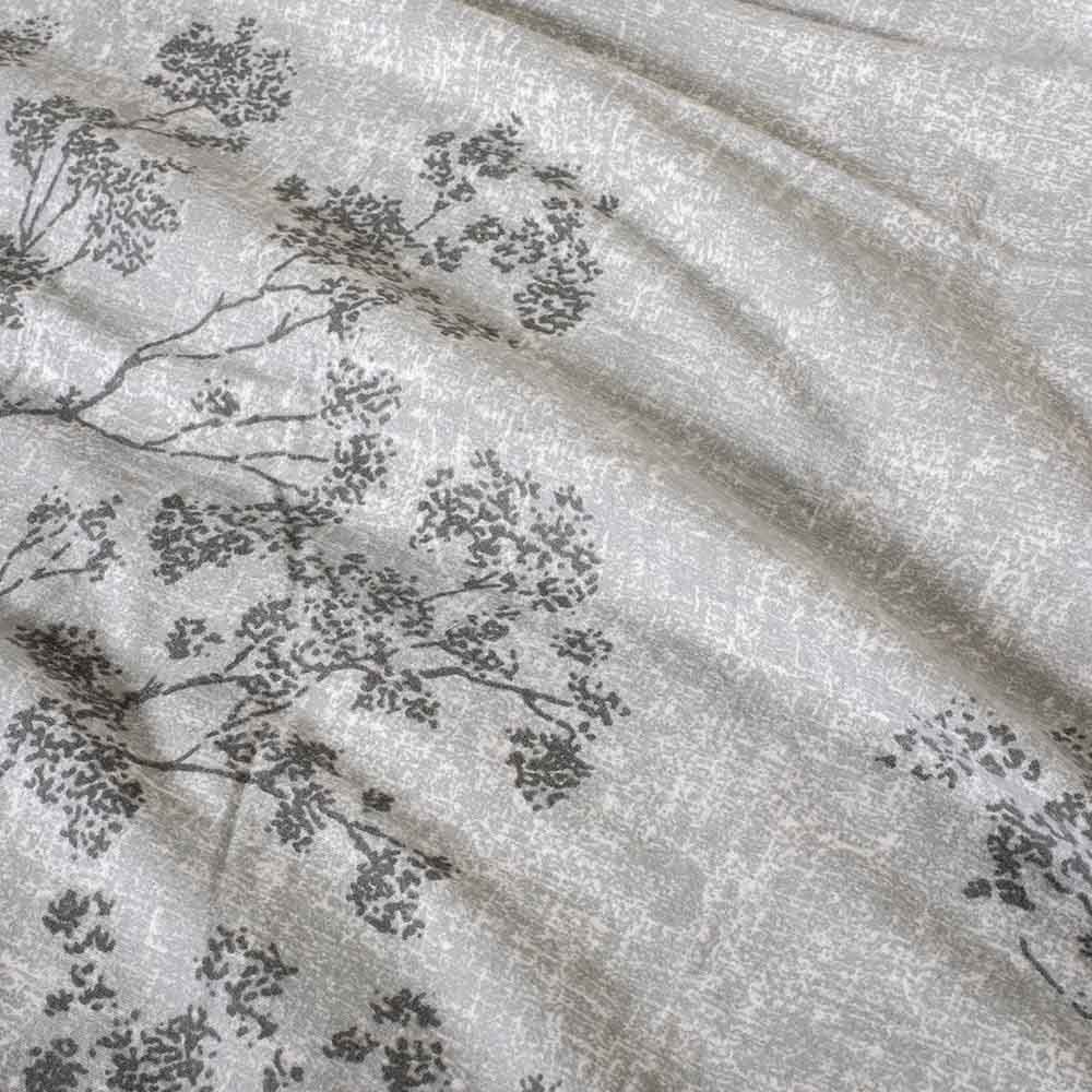 Σετ Φανελένια Σεντόνια Μονά Αιγαίον Flannel Tree 170X280 Grey F