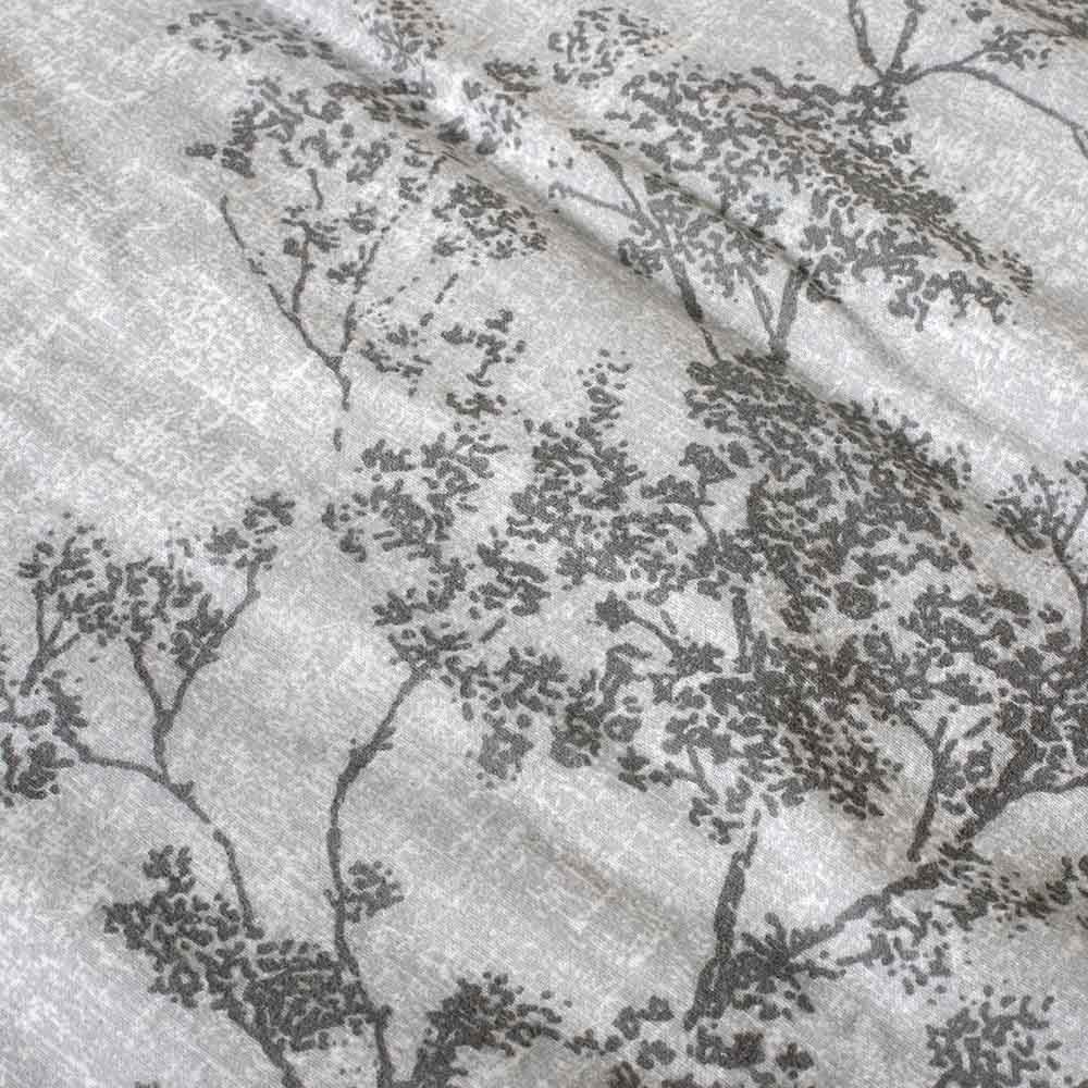 Σετ Φανελένια Σεντόνια Μονά Αιγαίον Flannel Tree 170X280 Grey F