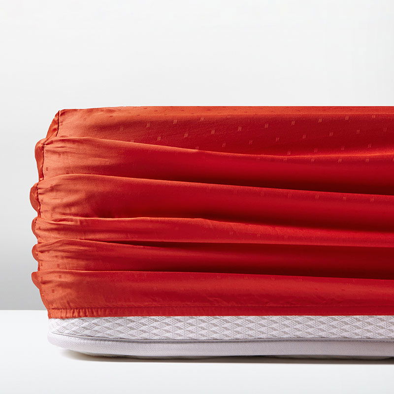 Σεντόνι με Λάστιχο Cannon Imperial Dobby 100X200+40 Grenadine