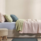 Σεντόνι Cannon Classic με Λάστιχο 120X200+30 Powder Blue