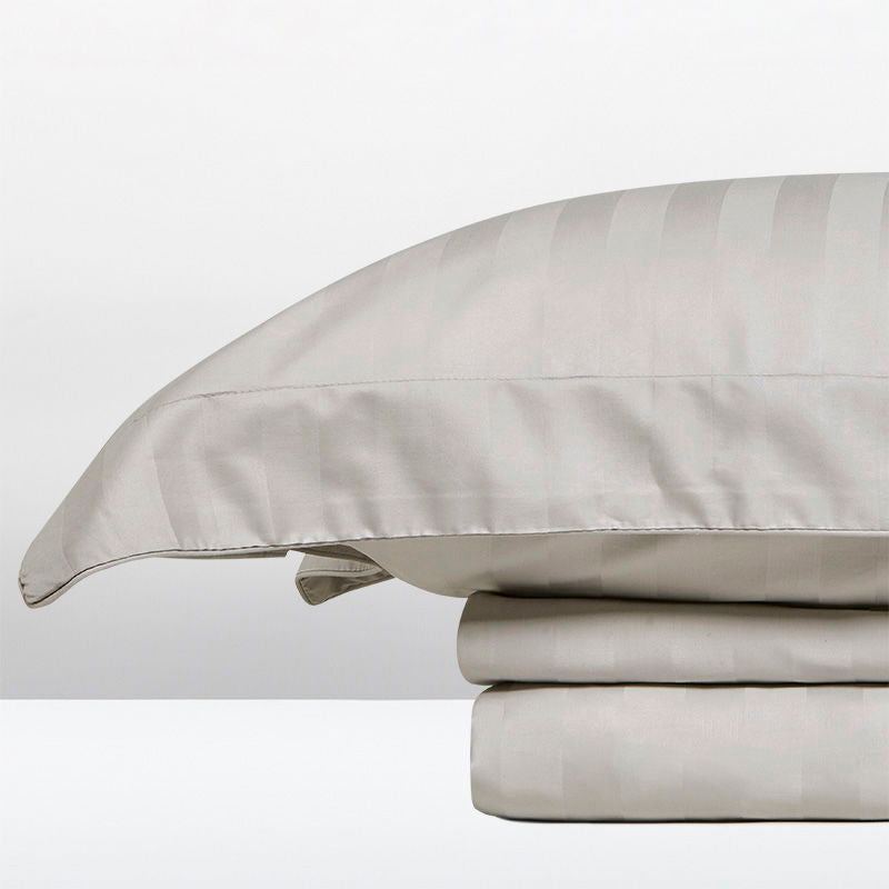 Σετ Σεντόνια Αιγαίον Jacquard Sateen 160X200+40 Cloud