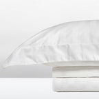 Σετ Σεντόνια Αιγαίον Jacquard Sateen 180X200+40 White