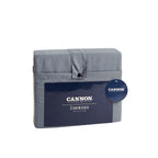 Σετ Σεντόνια με Λάστιχο Cannon Stonewashed 100X200+35 Blue