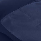 Σετ Σεντόνια με Λάστιχο Cannon Stonewashed 100X200+35 Navy Peony