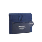 Σετ Σεντόνια με Λάστιχο Cannon Stonewashed 100X200+35 Navy Peony