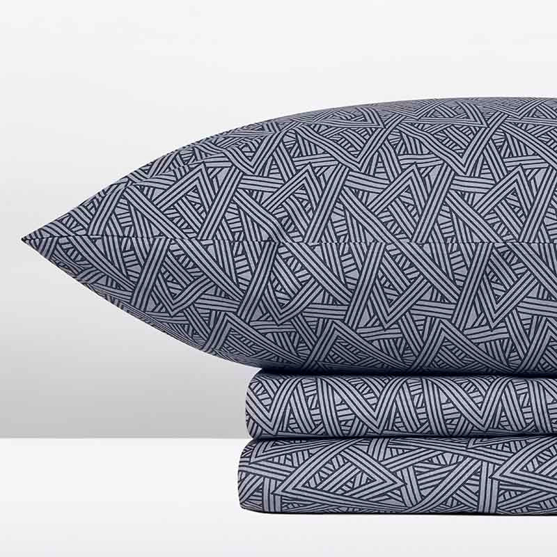 Σετ Σεντόνια με Λάστιχο Cannon Cotton Fresh Printed 100X200+33 India ink