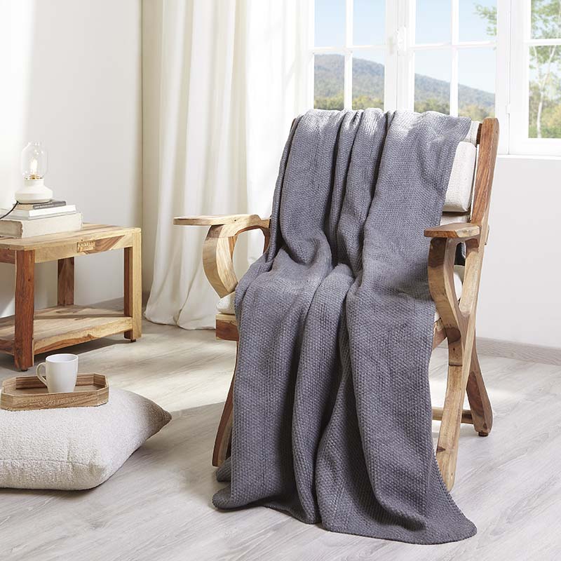 Κουβέρτα Cannon Cotton Fresh 220X260 Dark Grey