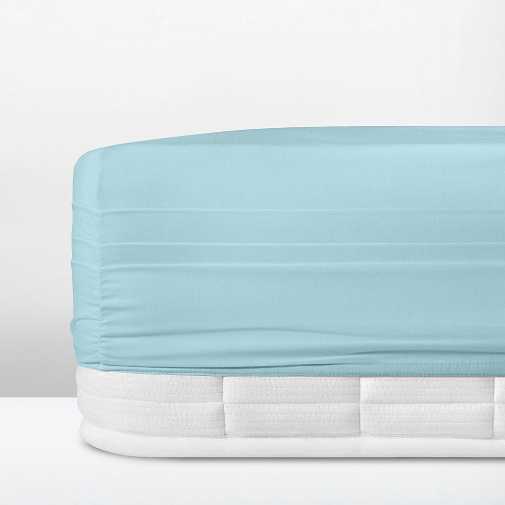 Σεντόνι Cannon Classic με Λάστιχο 100X200+30 Aqua