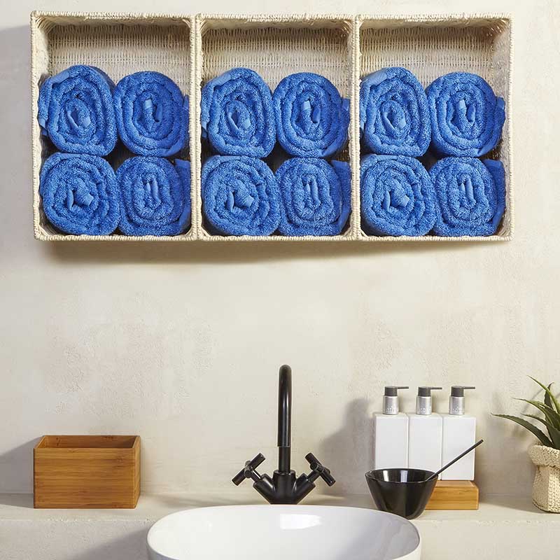 Πετσέτα Μπλε Classic Cotton Bed & Bath 50X100 Blue