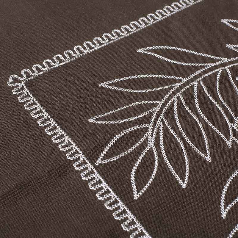 Τετράγωνο Τραπεζομάντηλο Αιγαίον Leaf 2102 Brown