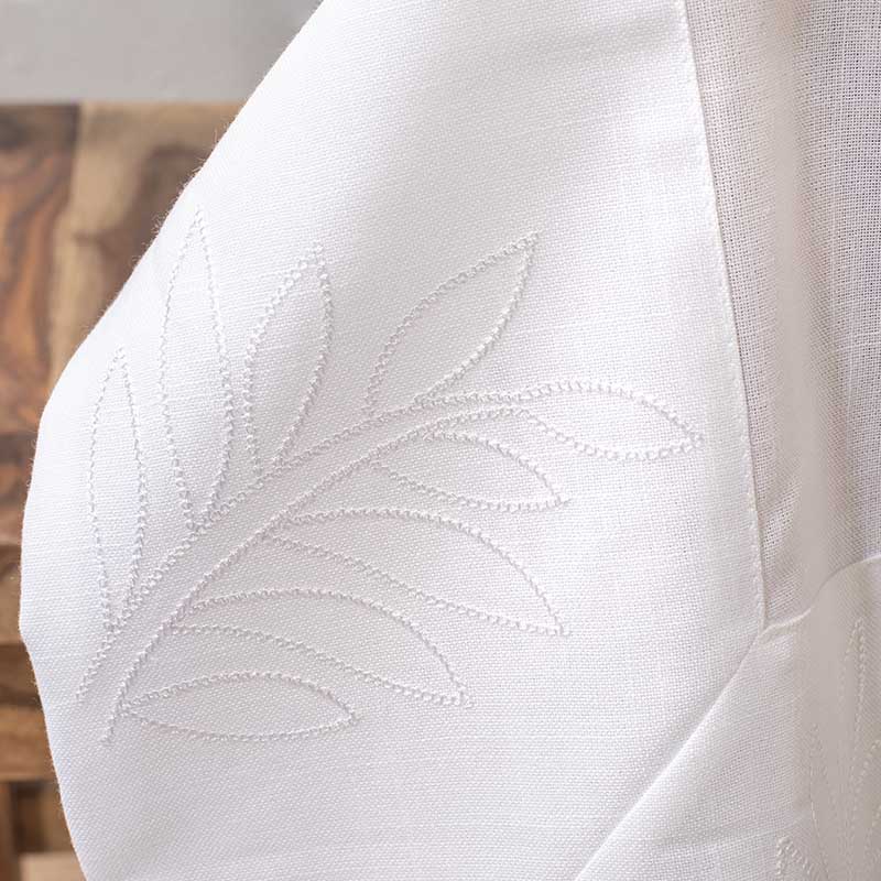 Τετράγωνο Τραπεζομάντηλο Αιγαίον Leaf 2102 140X180 White