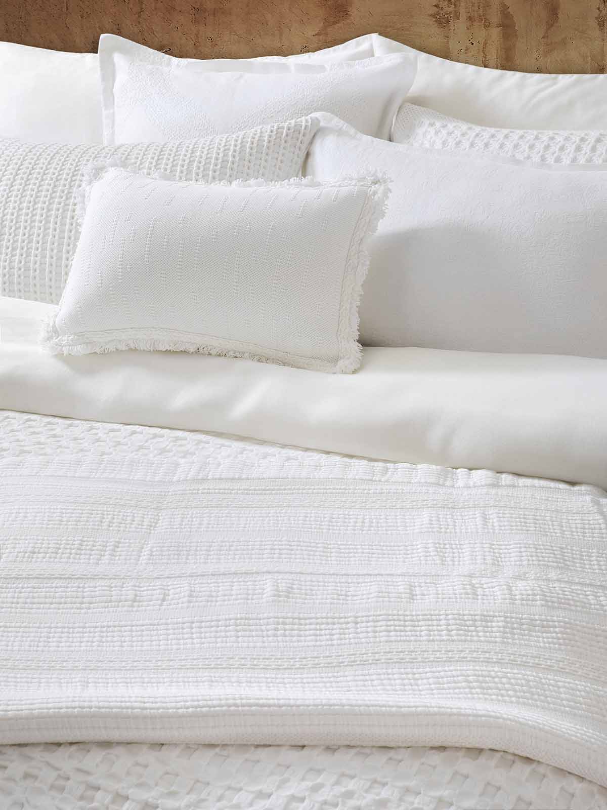 Σεντόνι Cinnamons Tencel-Linen White