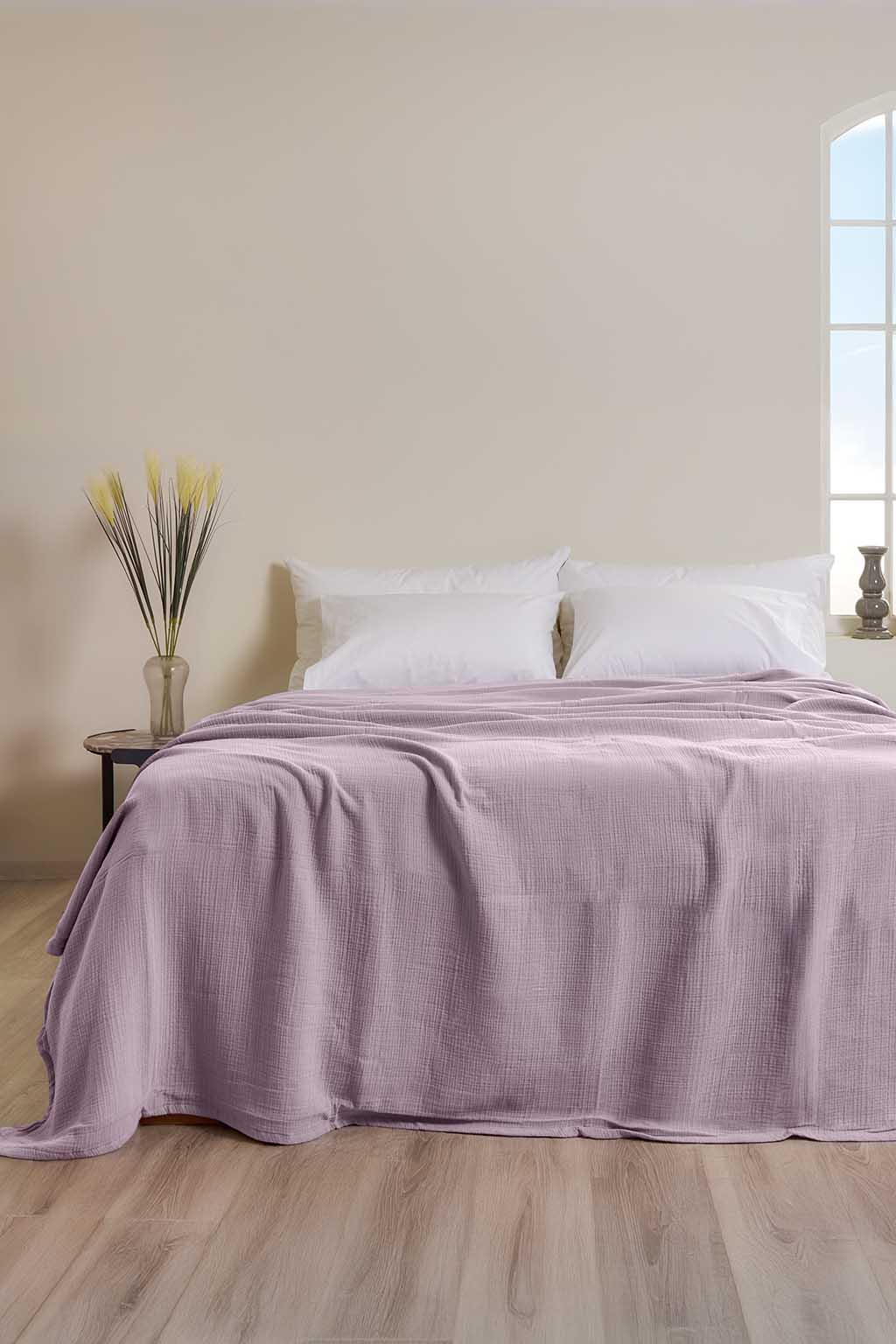 Κουβέρτα Αιγαίον Super Soft 280X240 Burgundy