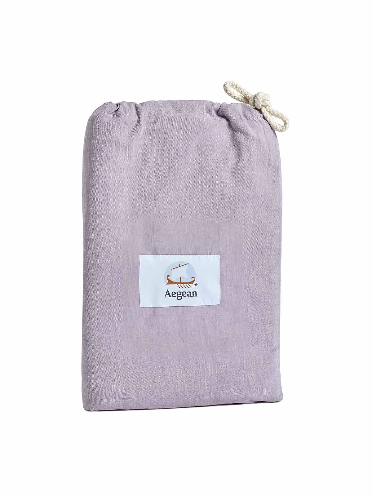 Σεντόνι Αιγαίον Non Iron με λάστιχο 160X200+40 Heather Rose