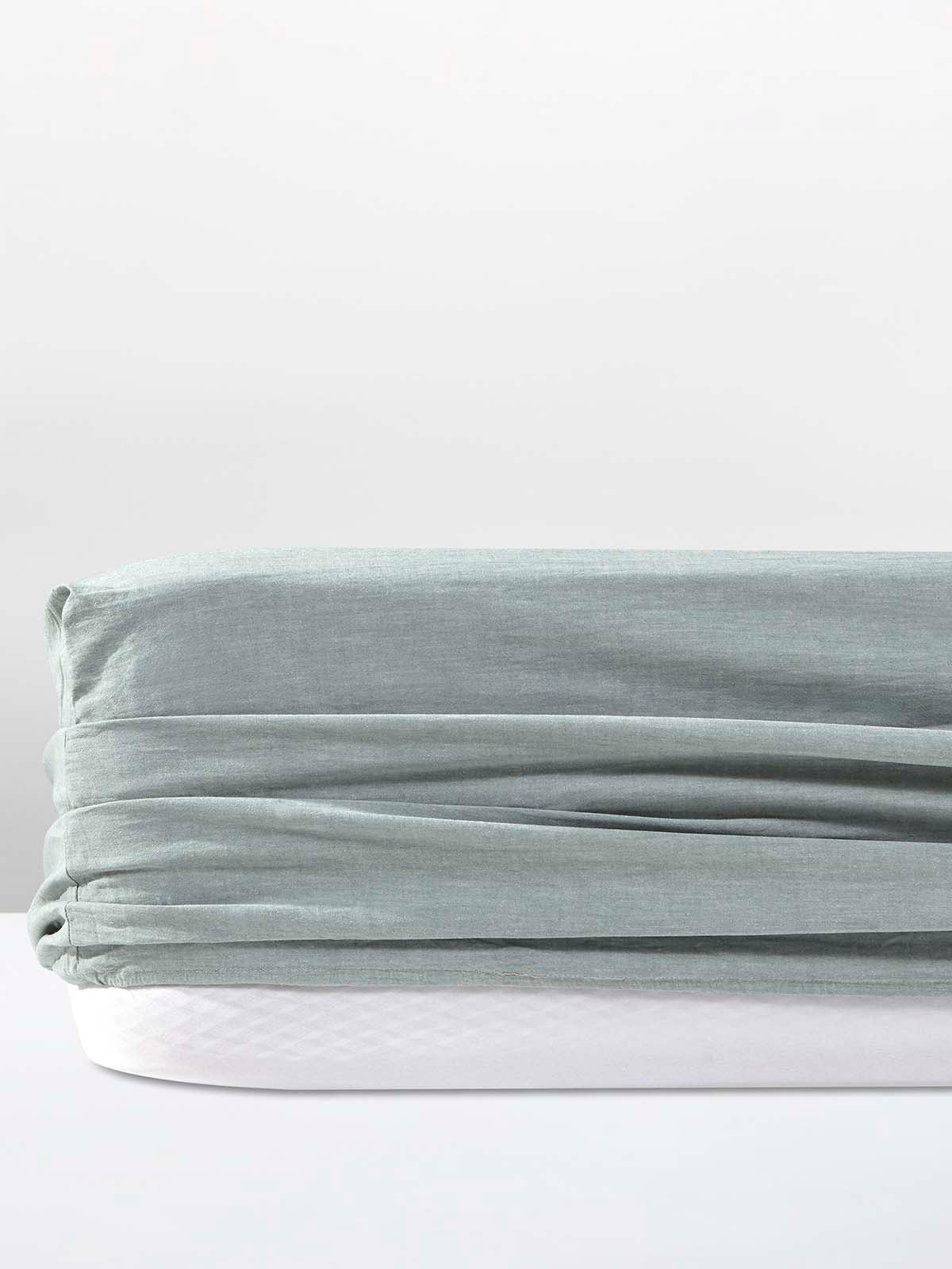 Σεντόνι Αιγαίον Non Iron με λάστιχο 160X200+40 Laurel Green