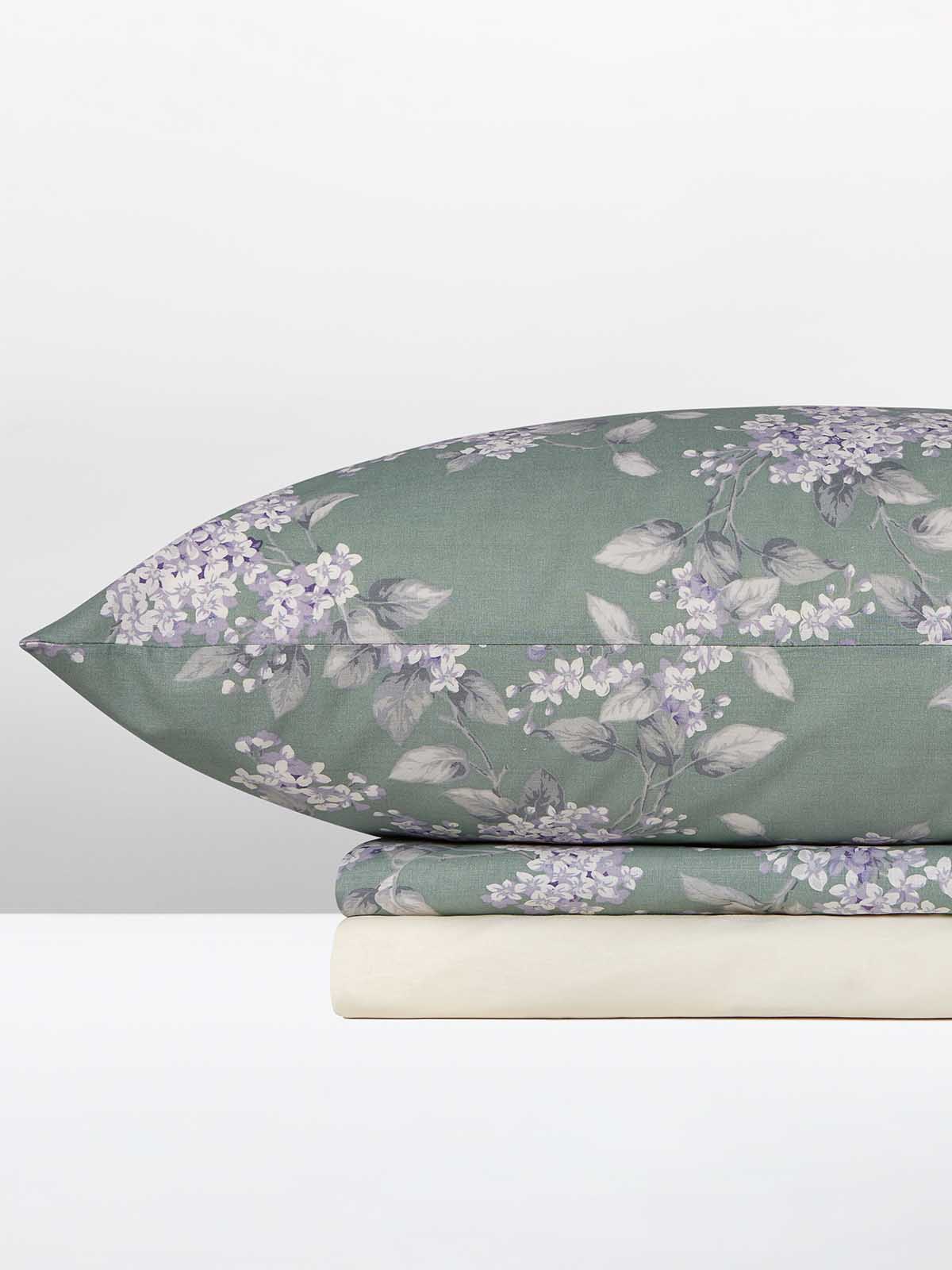 Σετ Σεντόνια Πειραϊκή Πατραϊκή Ωμέγα 100X200+35 Serenelle Green