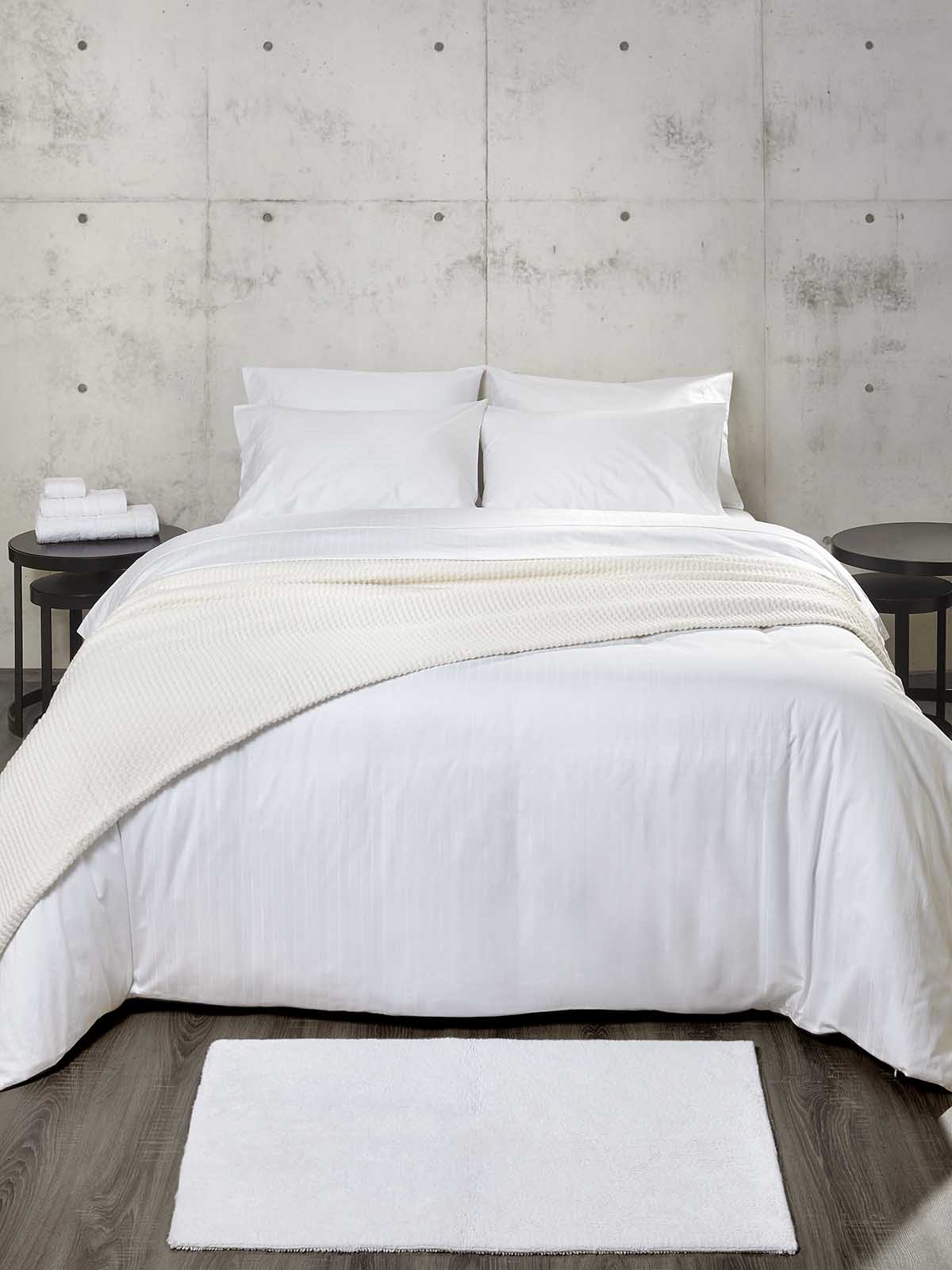 Σετ Σεντόνια Charisma Elegance 100X200+40 White