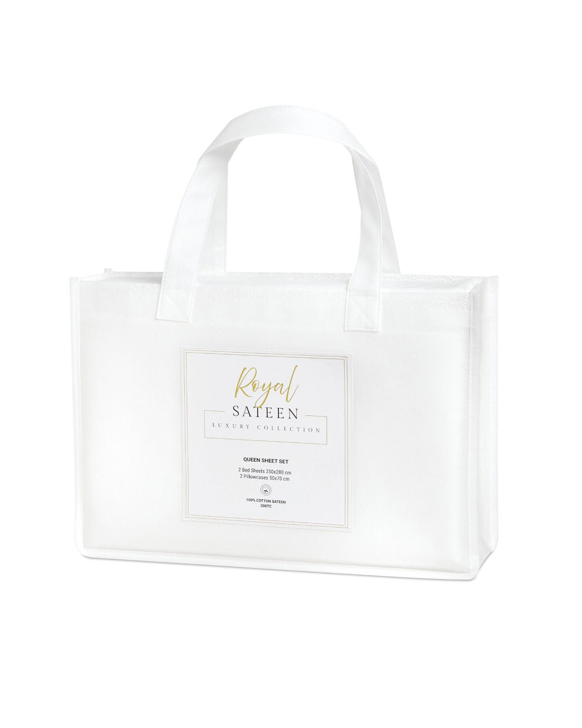 Σετ Σεντόνια Royal Sateen Luxury Collection 280X250 White