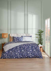 Σετ Σεντόνια ΑΙΓΑΙΟΝ Paradise Floral 100% Βαμβάκι 100X200+35 Floral-Sea-Blue
