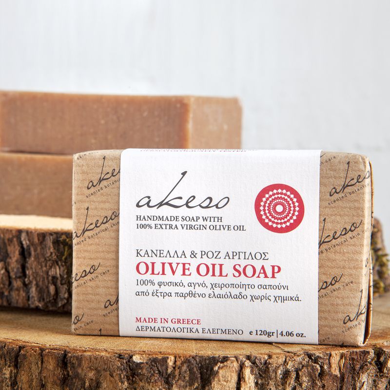 Φυσικό Σαπούνι Χειροποίητο Akeso 120gr ONE SIZE Cinnamon & Clove