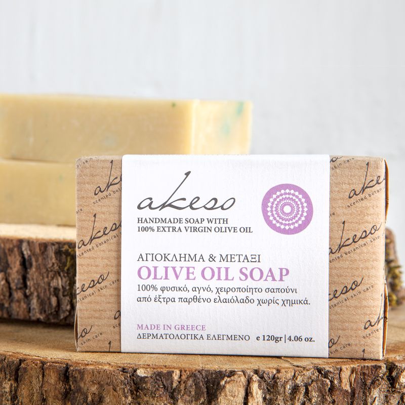 Φυσικό Σαπούνι Χειροποίητο Akeso 120gr ONE SIZE Honeysuckle &amp; Cedar