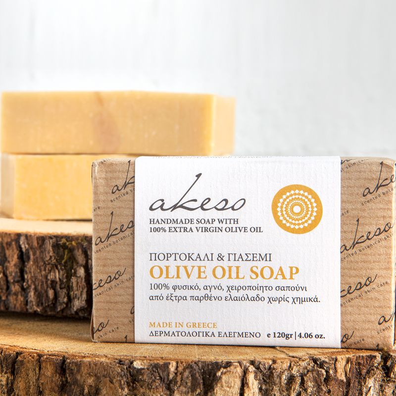 Φυσικό Σαπούνι Χειροποίητο Akeso 120gr ONE SIZE Orange