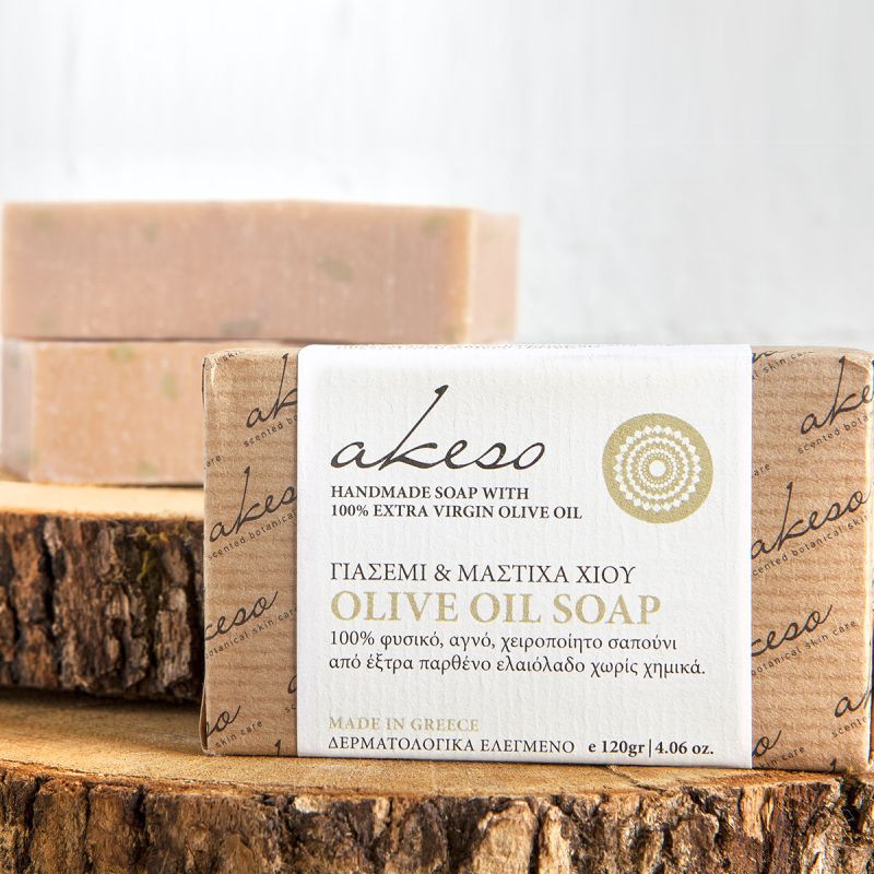 Φυσικό Σαπούνι Χειροποίητο Akeso 120gr ONE SIZE Giasemi