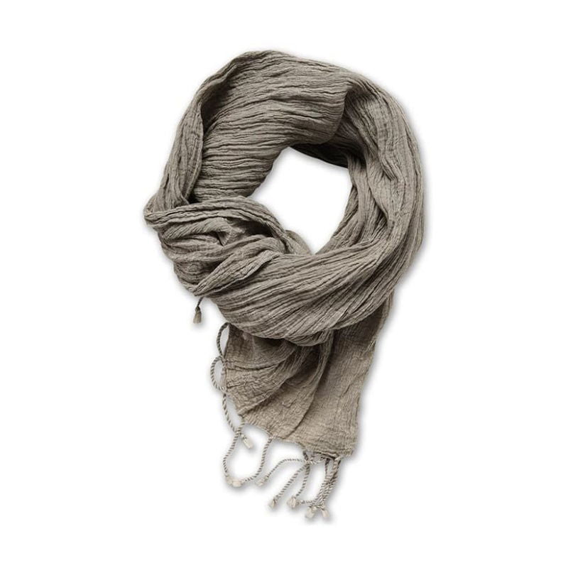 Φουλάρι με Κρόσσια Charisma 55X200 / Beige
