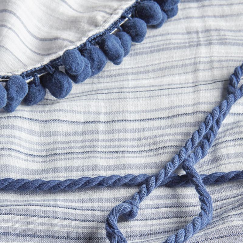 Καφτάνι Charisma με pom-pom L-XL / Denim