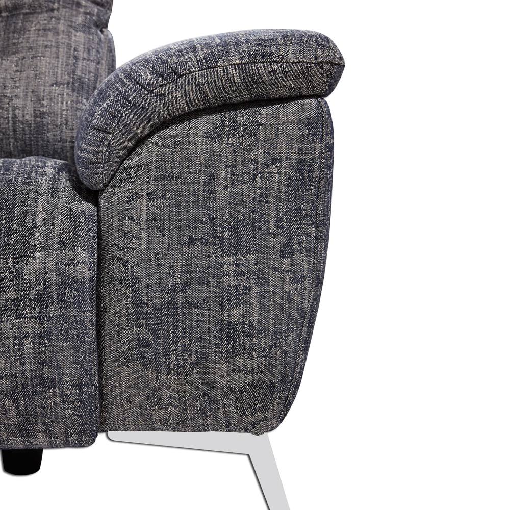 Τριθέσιος Καναπές F&T Italia Dune 230X100X80 102Η blue