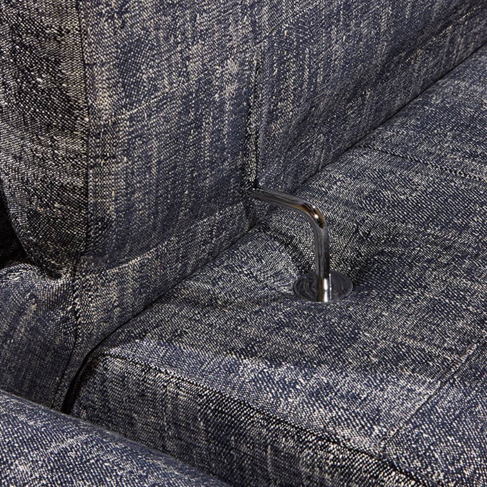 Τριθέσιος Καναπές F&T Italia Dune 230X100X80 102Η blue