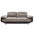 Τριθέσιος Καναπές F&T Italia Glamour 235X105X86 100H beige