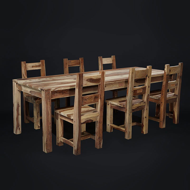 Ξύλινο Τραπέζι Κουζίνας Μοναστηριακό Waverly Palazzo 240x90