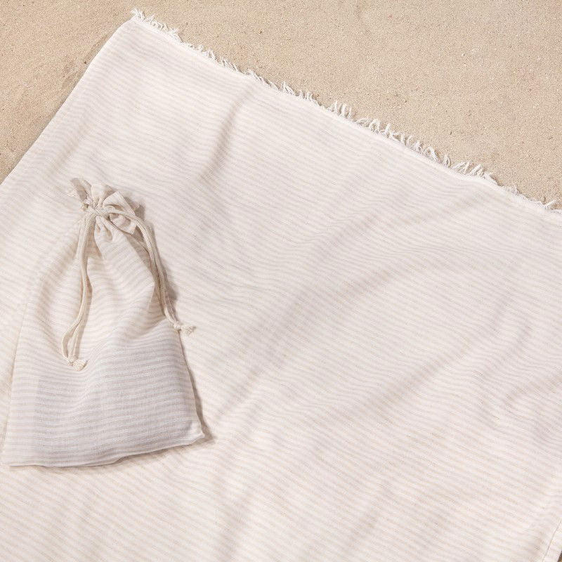 Πετσέτα θαλάσσης Ριγέ Charisma Trendy 90X150 / Beige